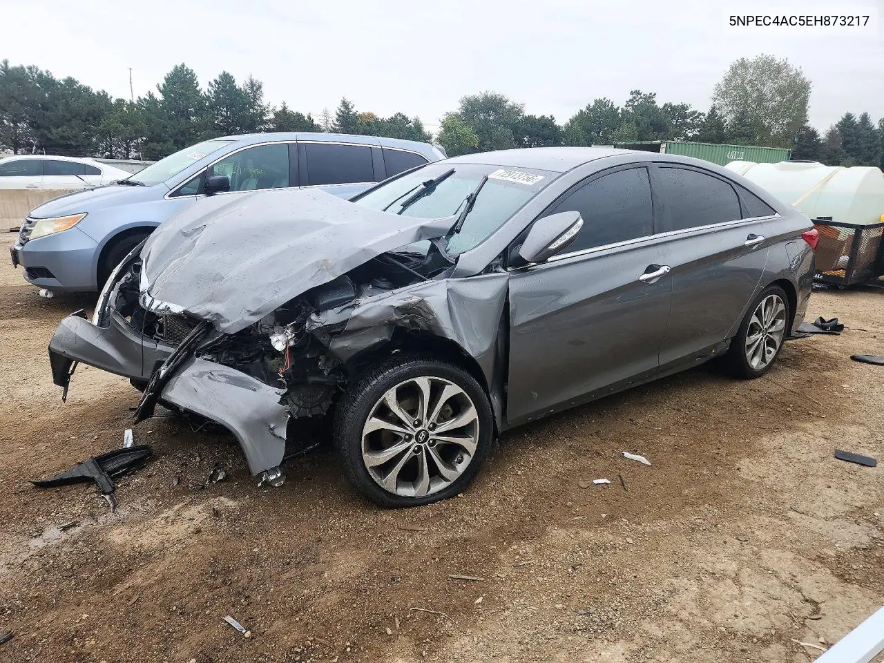 HYUNDAI SONATA 2014, VIN 5NPEC4AC5EH873217