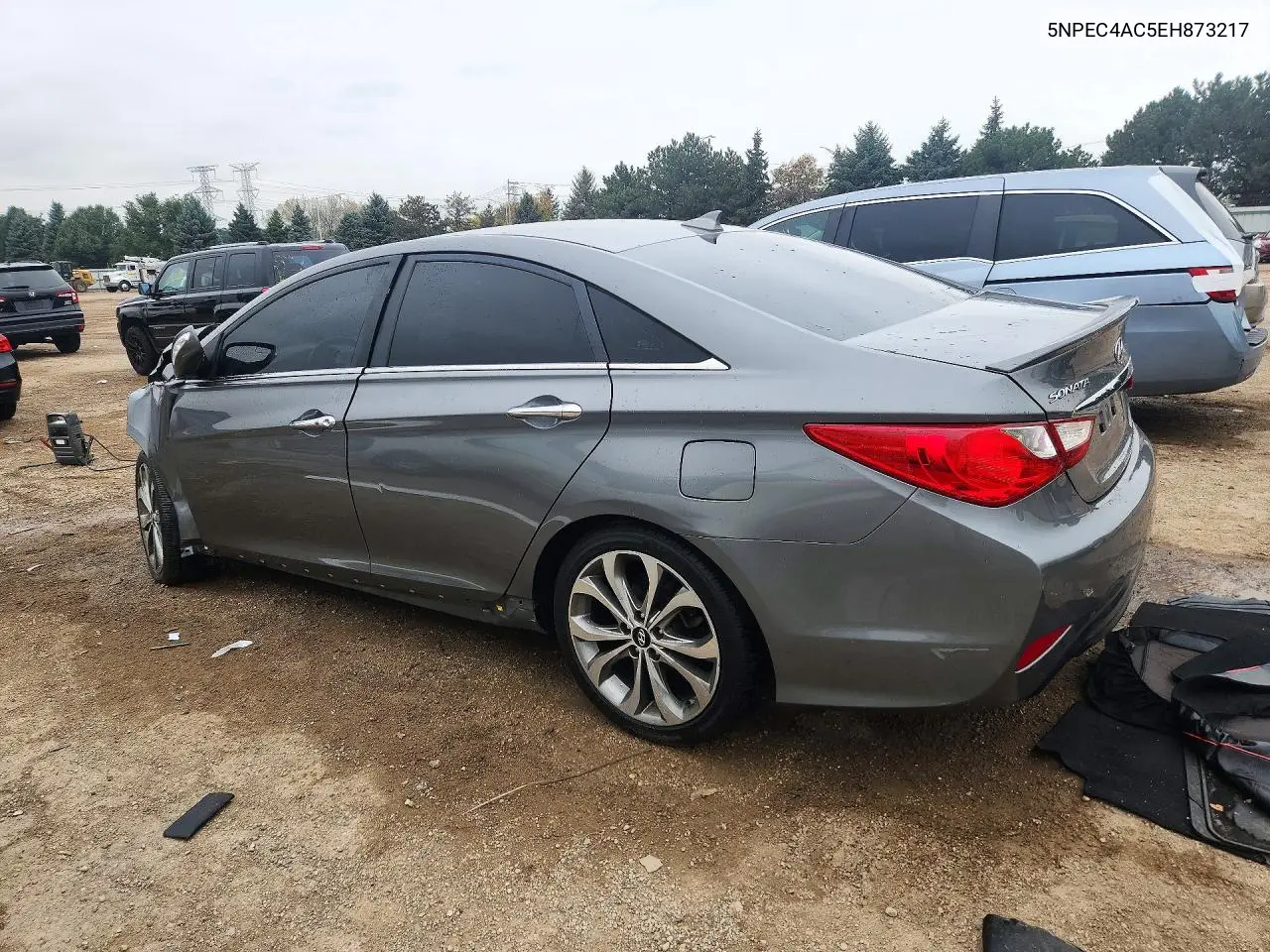 2014 HYUNDAI SONATA VIN 5NPEC4AC5EH873217 — фото 2