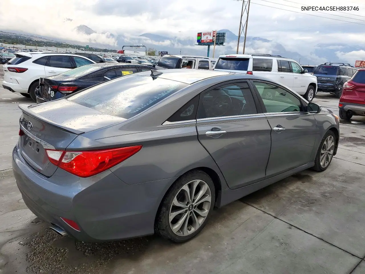 2014 HYUNDAI SONATA VIN 5NPEC4AC5EH883746 — фото 3