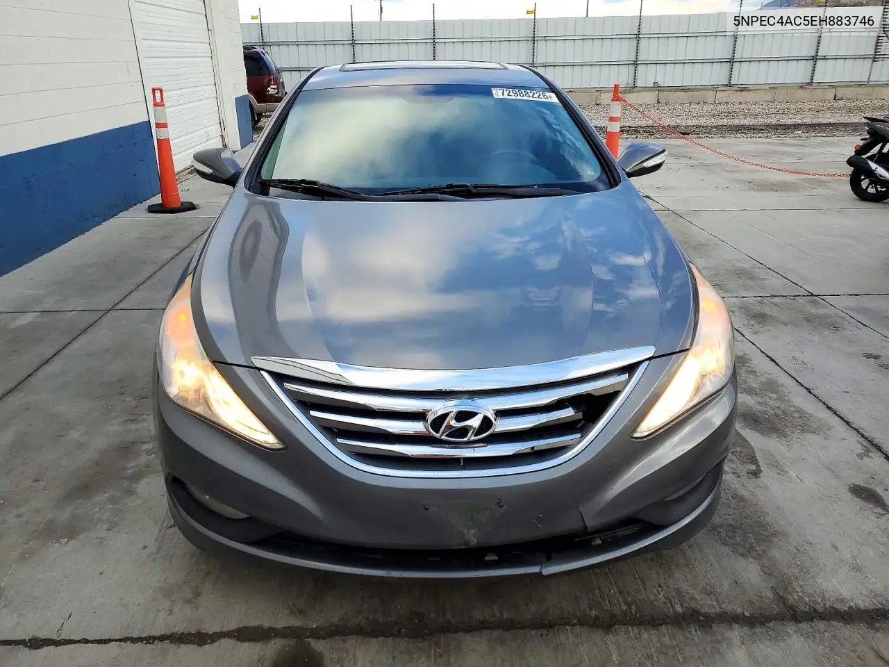 2014 HYUNDAI SONATA VIN 5NPEC4AC5EH883746 — фото 5