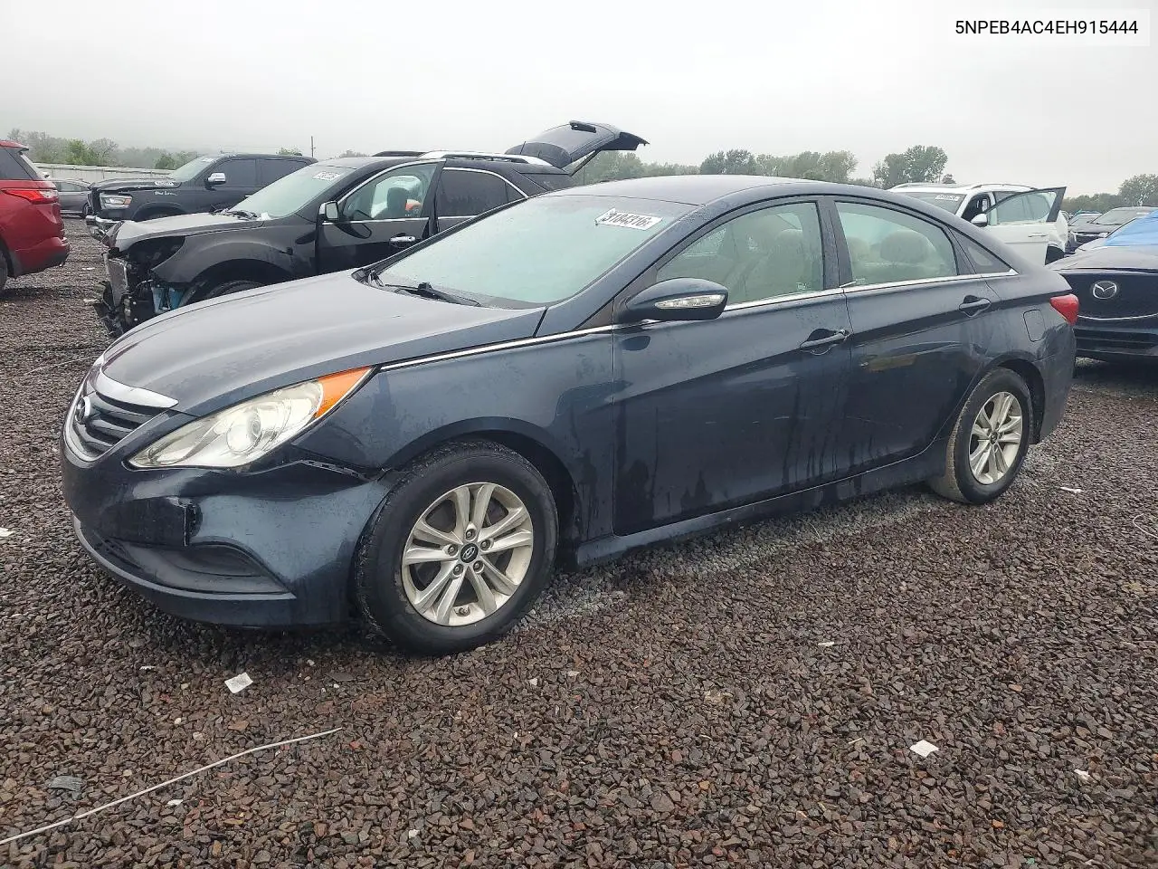 HYUNDAI SONATA 2014, VIN 5NPEB4AC4EH915444