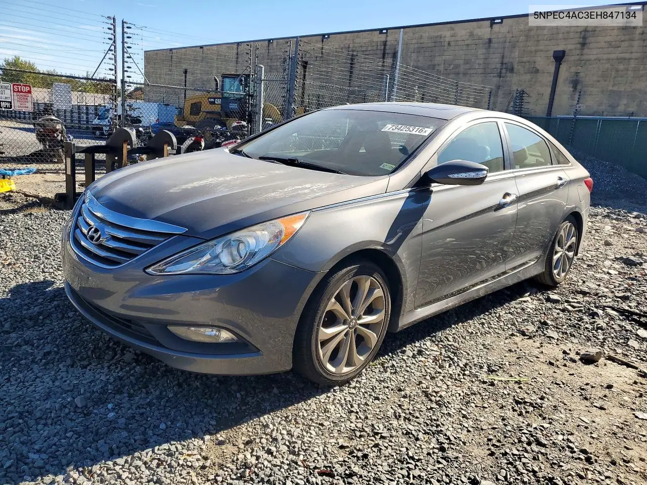HYUNDAI SONATA 2014, VIN 5NPEC4AC3EH847134