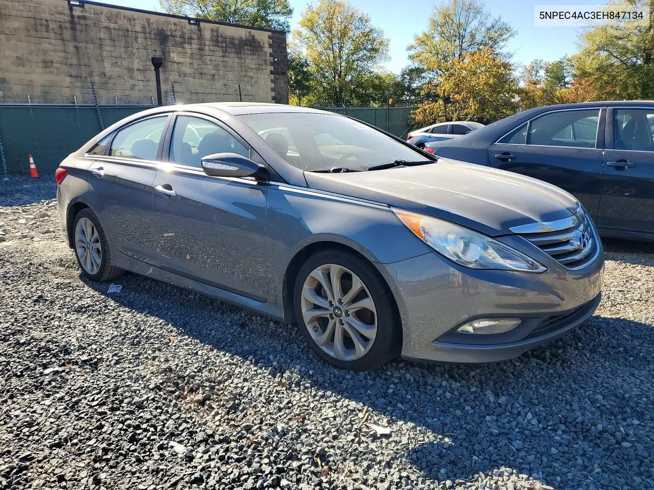 2014 HYUNDAI SONATA VIN 5NPEC4AC3EH847134 — фото 4