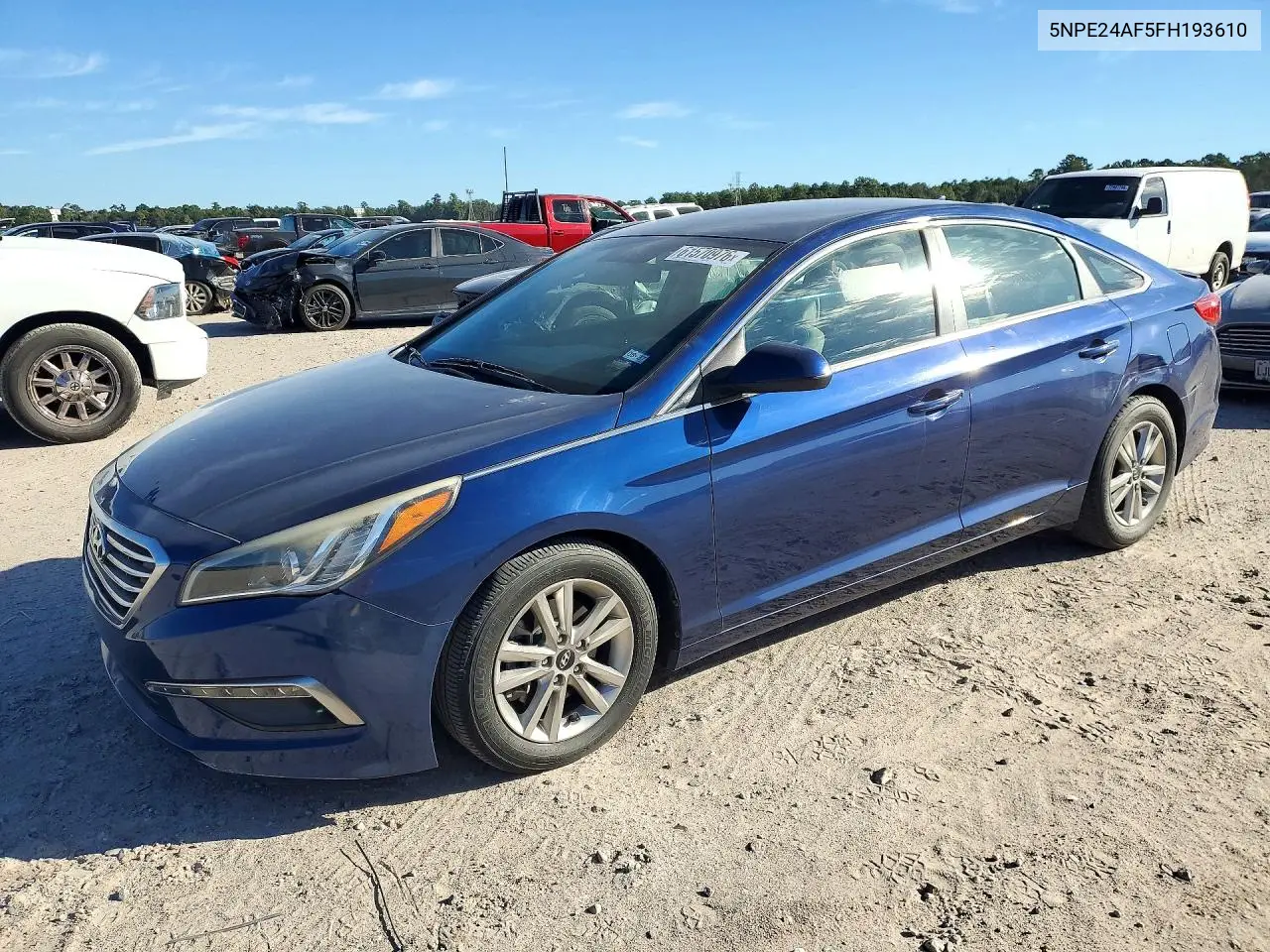 HYUNDAI SONATA 2015, VIN 5NPE24AF5FH193610