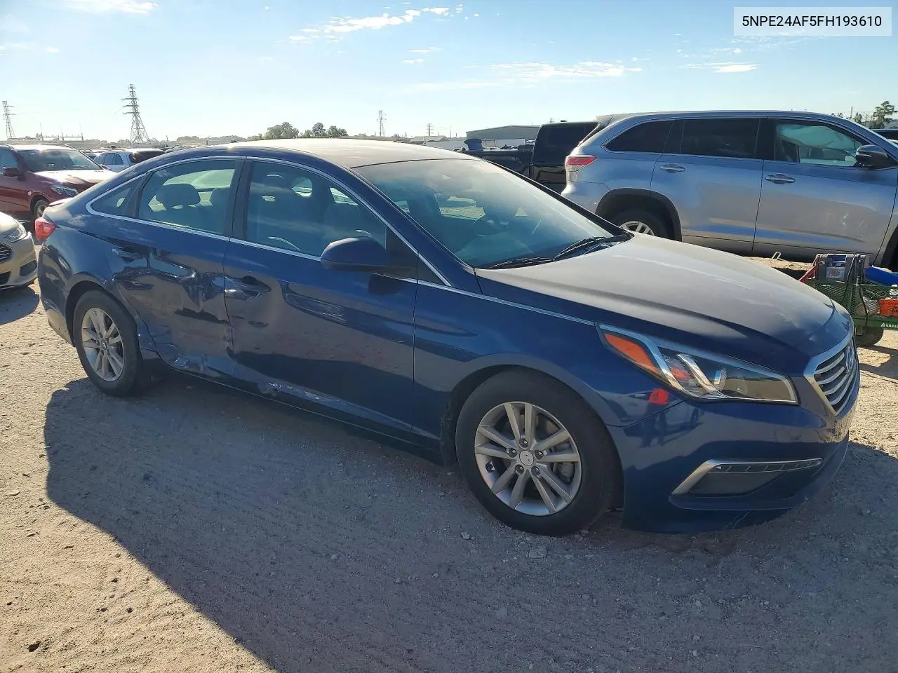 2015 HYUNDAI SONATA VIN 5NPE24AF5FH193610 — фото 4