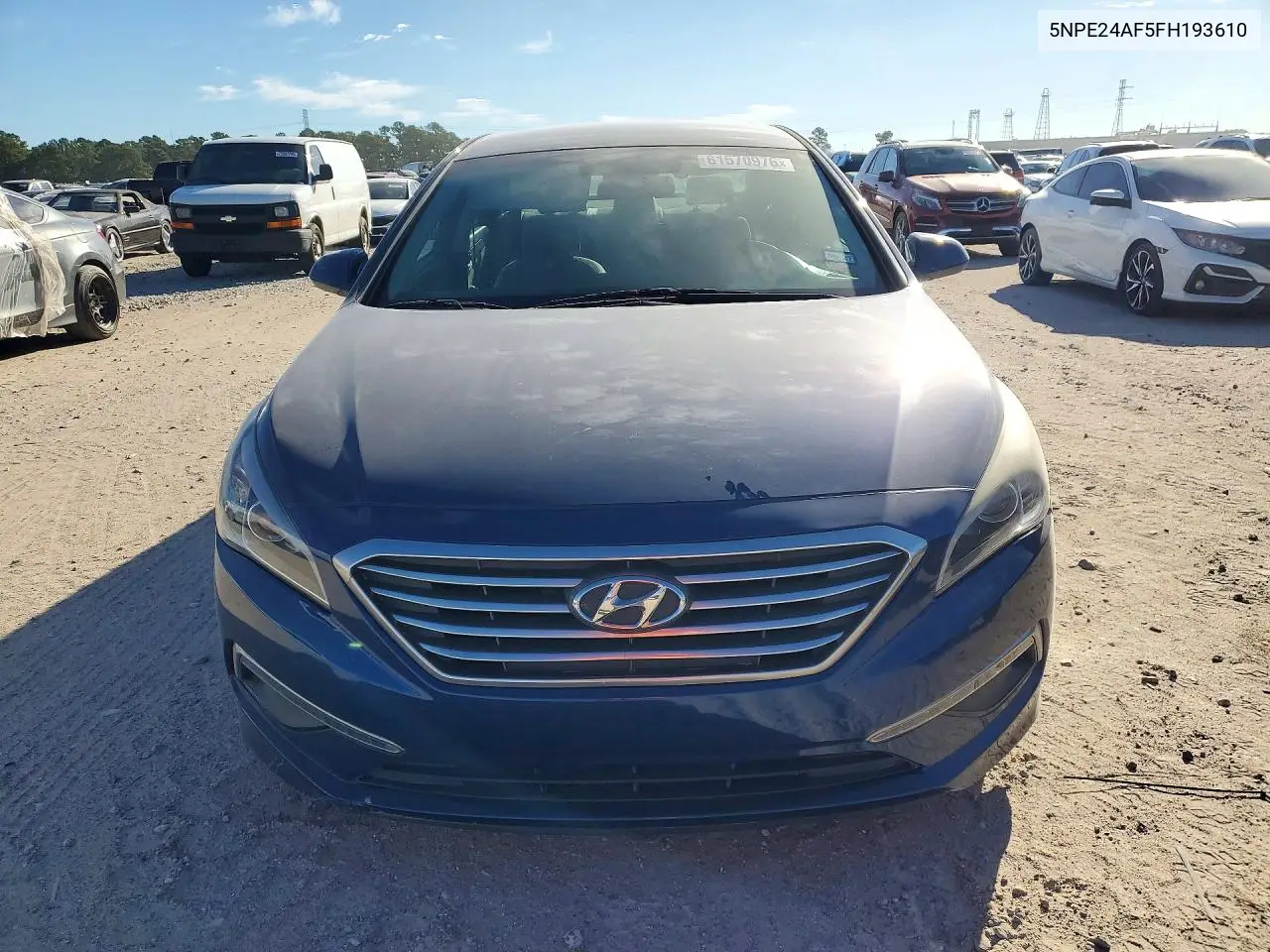 2015 HYUNDAI SONATA VIN 5NPE24AF5FH193610 — фото 5