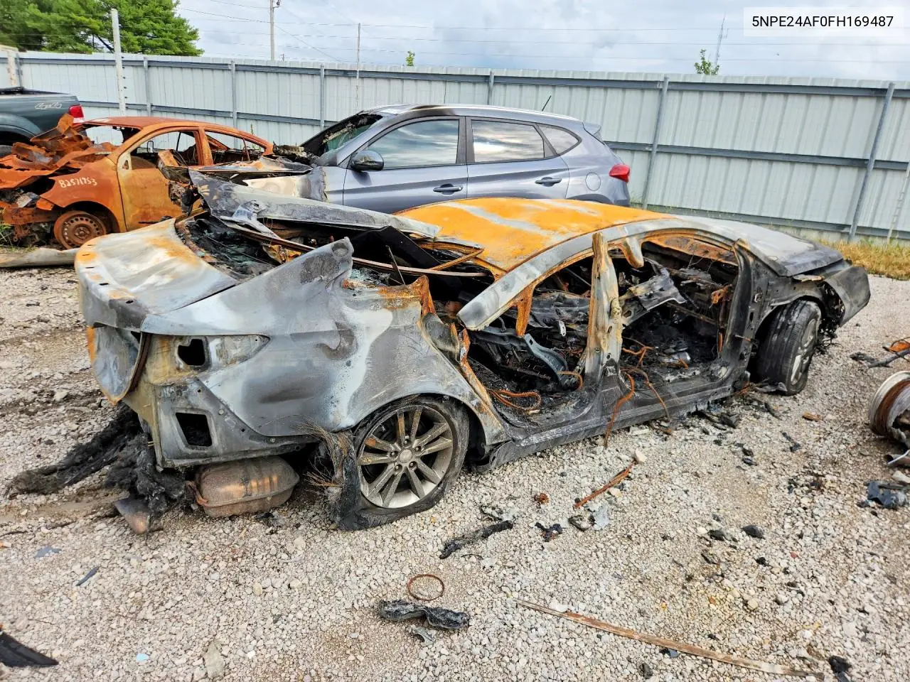 2015 HYUNDAI SONATA VIN 5NPE24AF0FH169487 — фото 3
