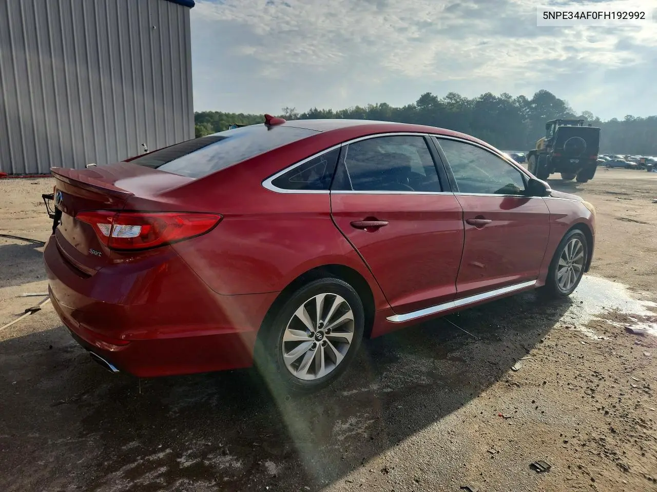 2015 HYUNDAI SONATA VIN 5NPE34AF0FH192992 — фото 4