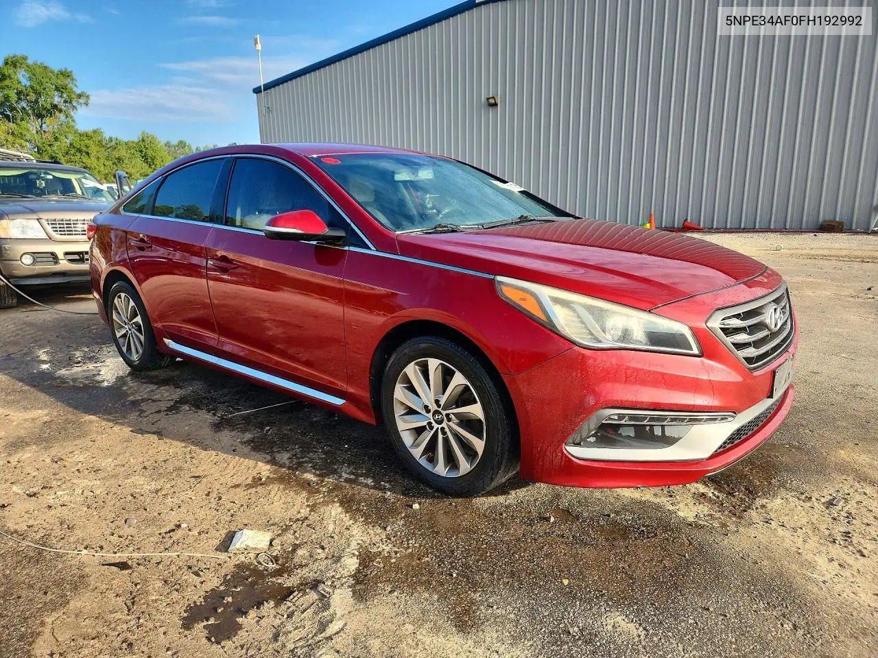 2015 HYUNDAI SONATA VIN 5NPE34AF0FH192992 — фото 5