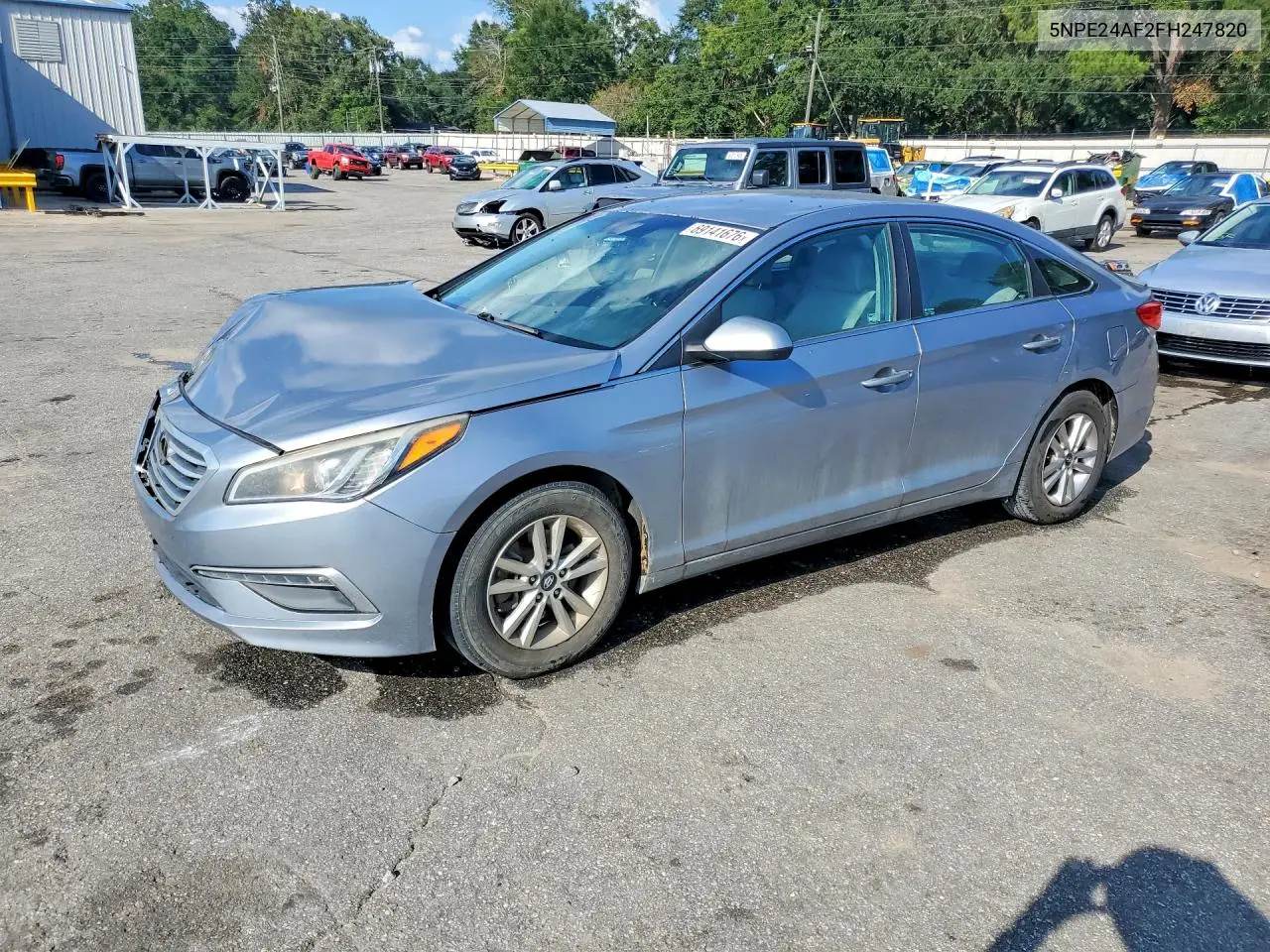 HYUNDAI SONATA 2015, VIN 5NPE24AF2FH247820