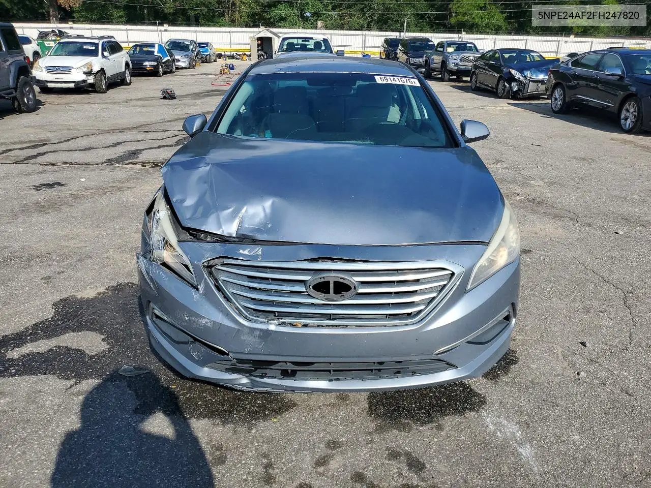2015 HYUNDAI SONATA VIN 5NPE24AF2FH247820 — фото 5