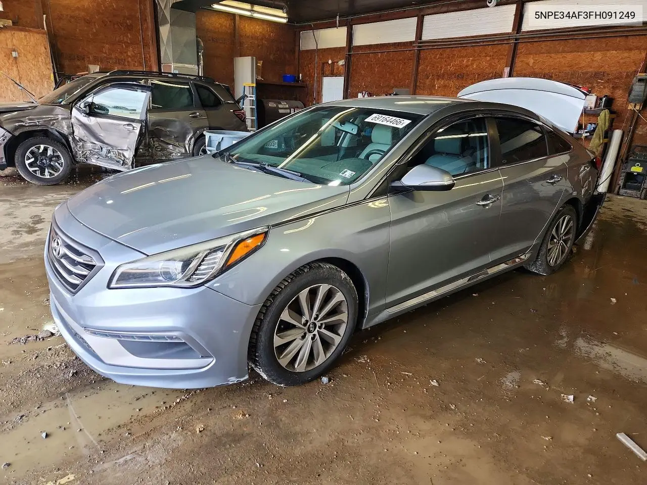 HYUNDAI SONATA 2015, VIN 5NPE34AF3FH091249