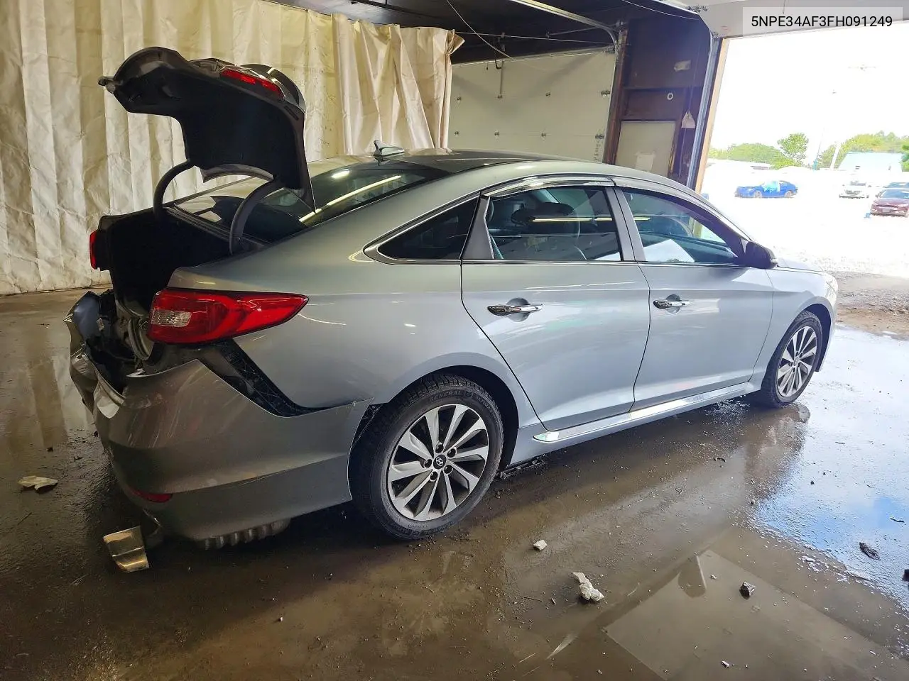 2015 HYUNDAI SONATA VIN 5NPE34AF3FH091249 — фото 3