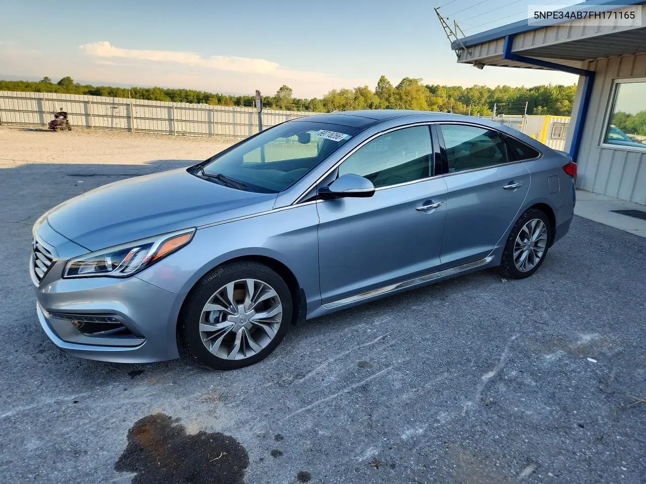 HYUNDAI SONATA 2015, VIN 5NPE34AB7FH171165