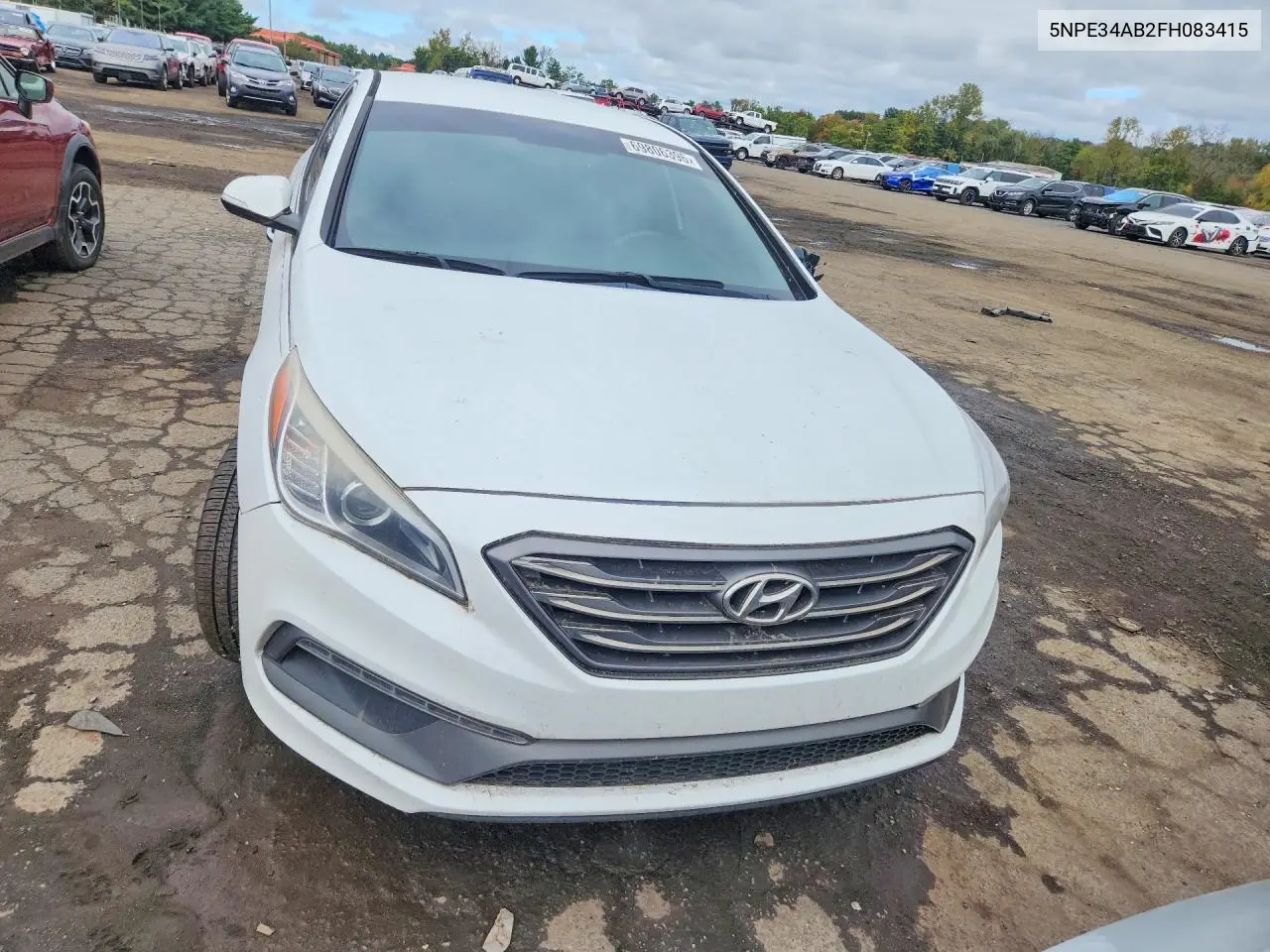2015 HYUNDAI SONATA VIN 5NPE34AB2FH083415 — фото 5