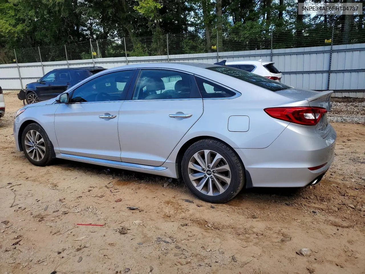 2015 HYUNDAI SONATA VIN 5NPE34AF6FH104737 — фото 2