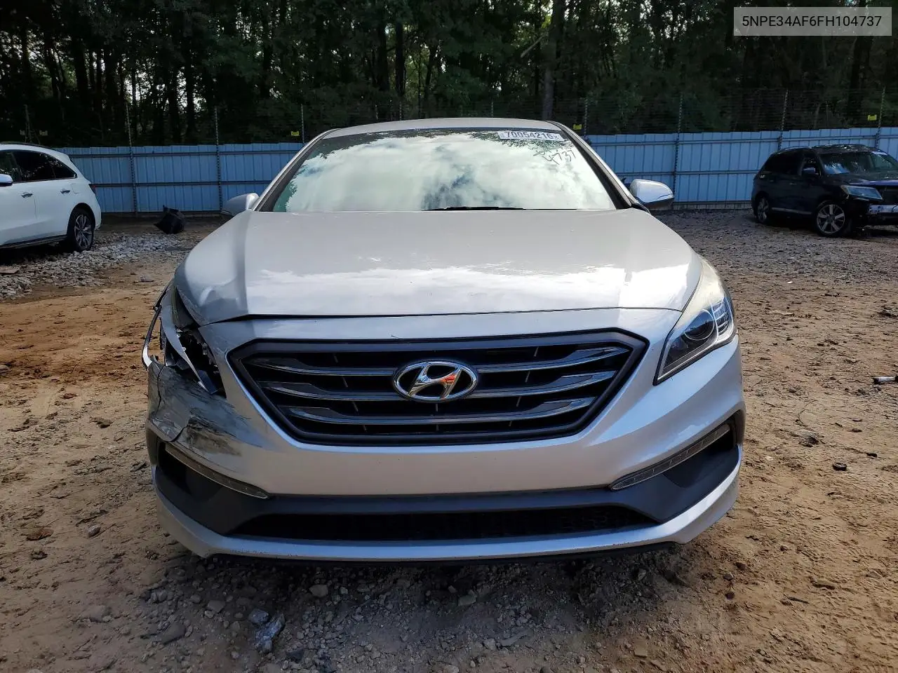 2015 HYUNDAI SONATA VIN 5NPE34AF6FH104737 — фото 5