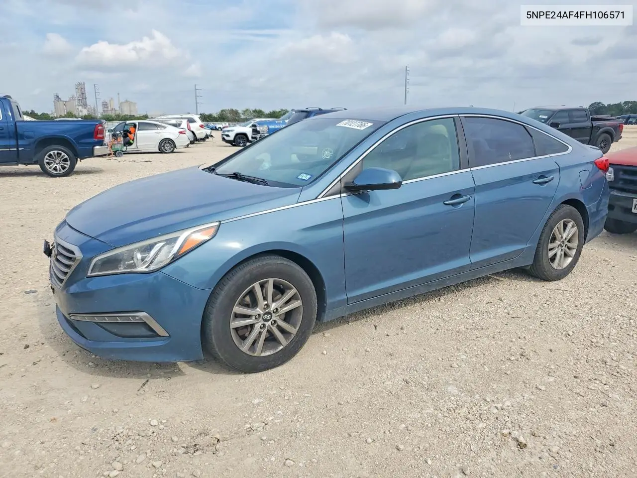 HYUNDAI SONATA 2015, VIN 5NPE24AF4FH106571