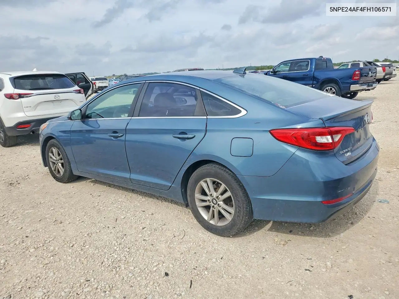 2015 HYUNDAI SONATA VIN 5NPE24AF4FH106571 — фото 2