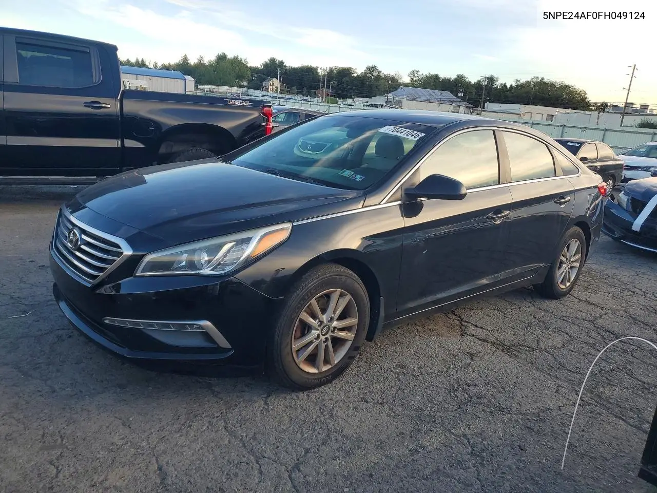 HYUNDAI SONATA 2015, VIN 5NPE24AF0FH049124