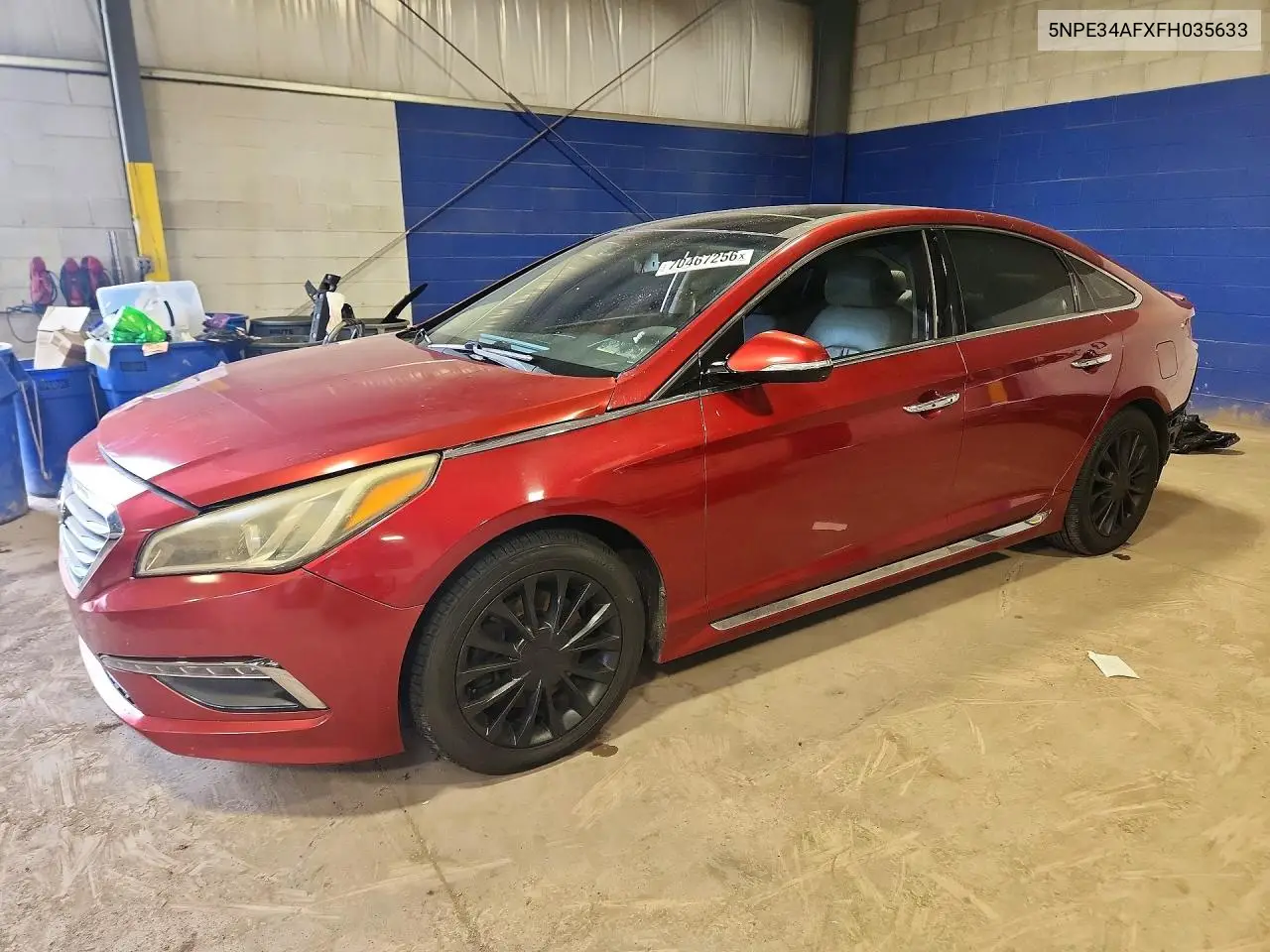 HYUNDAI SONATA 2015, VIN 5NPE34AFXFH035633