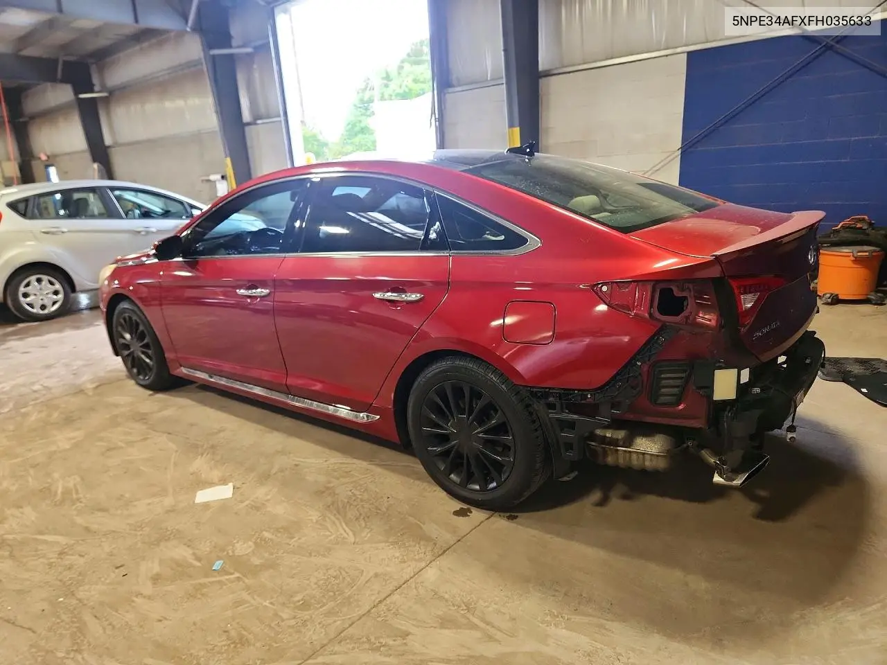 2015 HYUNDAI SONATA VIN 5NPE34AFXFH035633 — фото 2