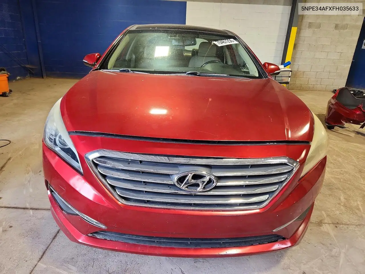 2015 HYUNDAI SONATA VIN 5NPE34AFXFH035633 — фото 5