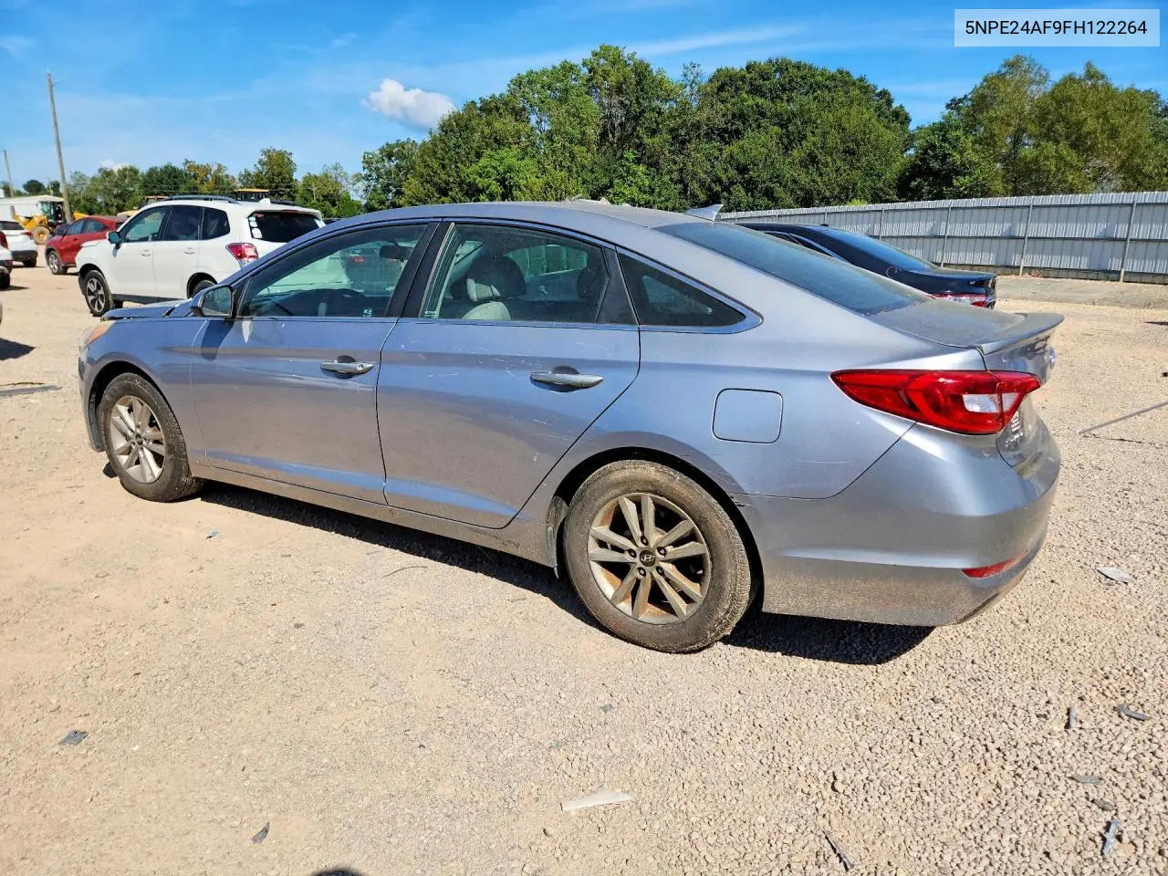2015 HYUNDAI SONATA VIN 5NPE24AF9FH122264 — фото 2