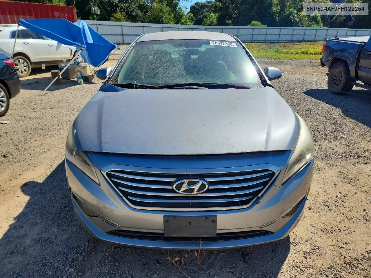 2015 HYUNDAI SONATA VIN 5NPE24AF9FH122264 — фото 5