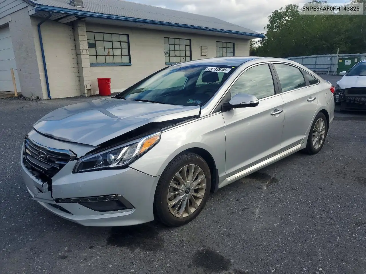 HYUNDAI SONATA 2015, VIN 5NPE34AF0FH143825