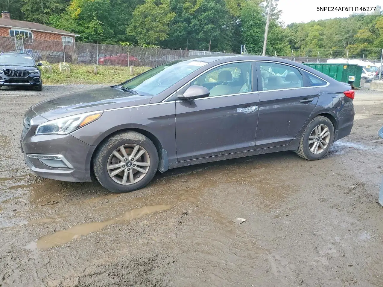 HYUNDAI SONATA 2015, VIN 5NPE24AF6FH146277