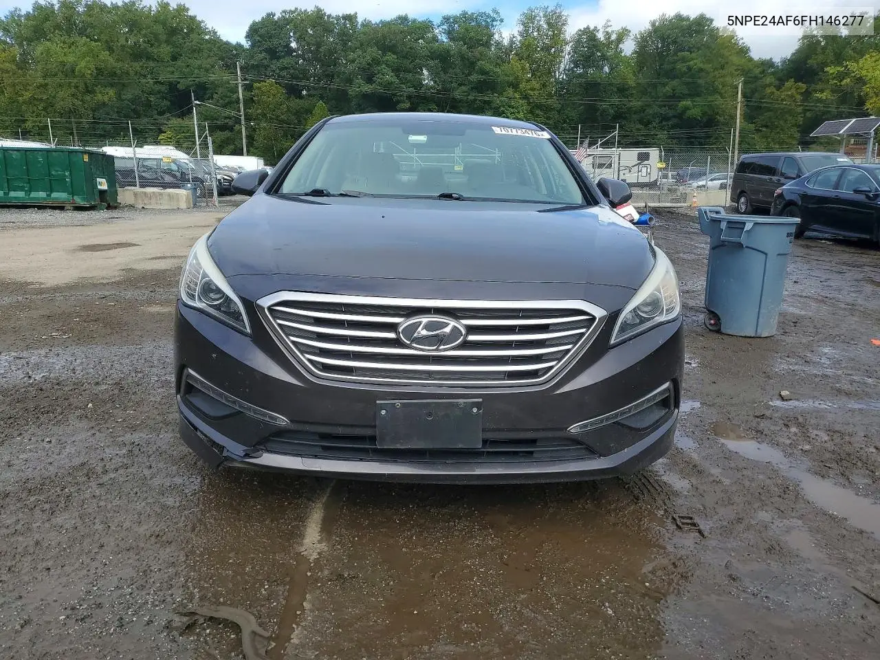 2015 HYUNDAI SONATA VIN 5NPE24AF6FH146277 — фото 5