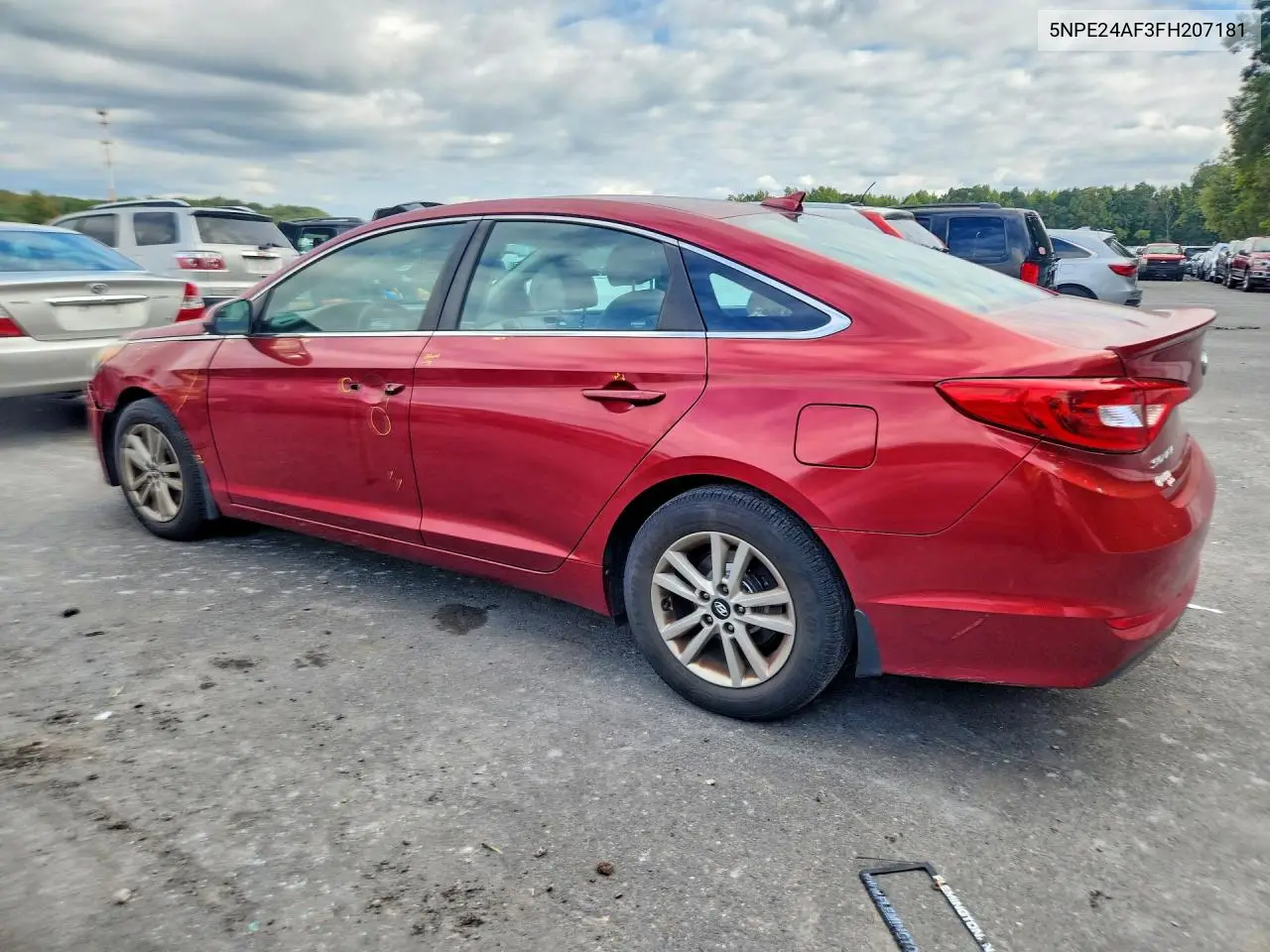2015 HYUNDAI SONATA VIN 5NPE24AF3FH207181 — фото 2