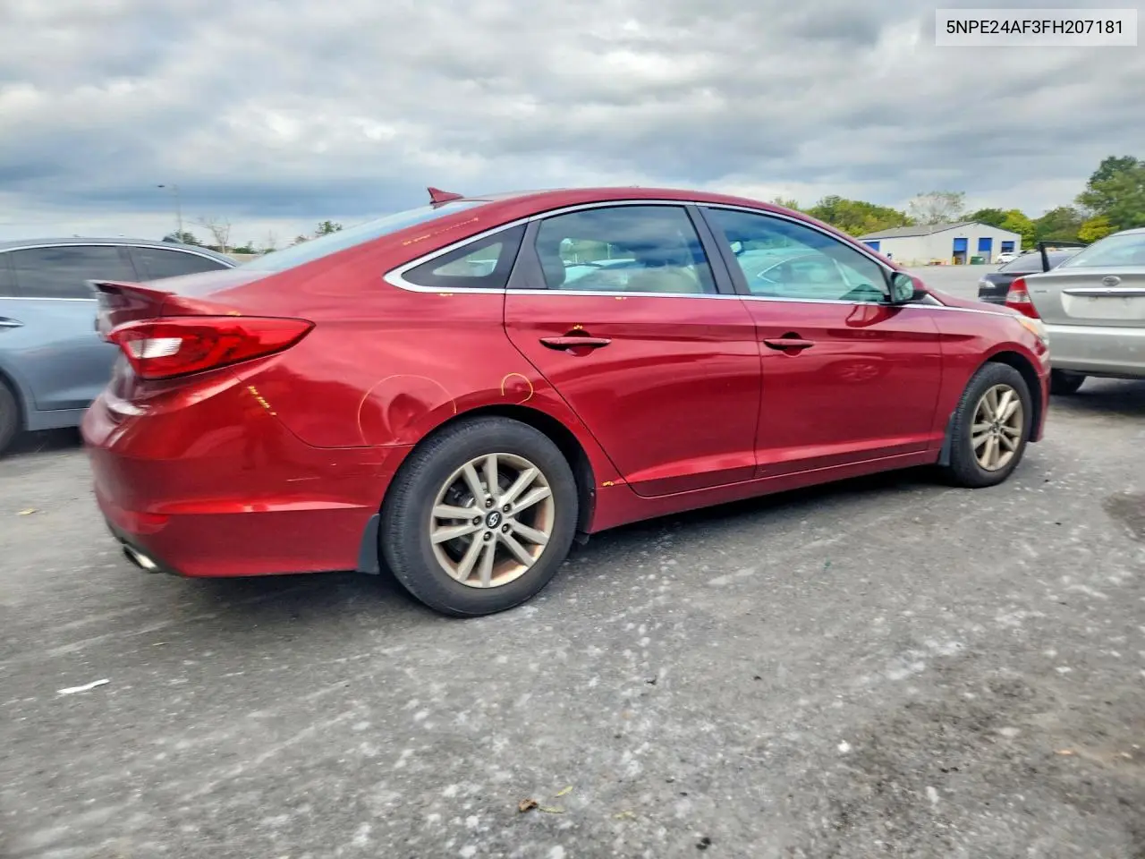 2015 HYUNDAI SONATA VIN 5NPE24AF3FH207181 — фото 3