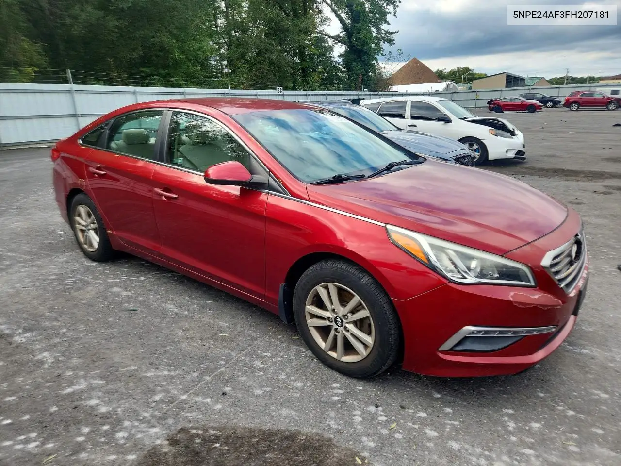 2015 HYUNDAI SONATA VIN 5NPE24AF3FH207181 — фото 4