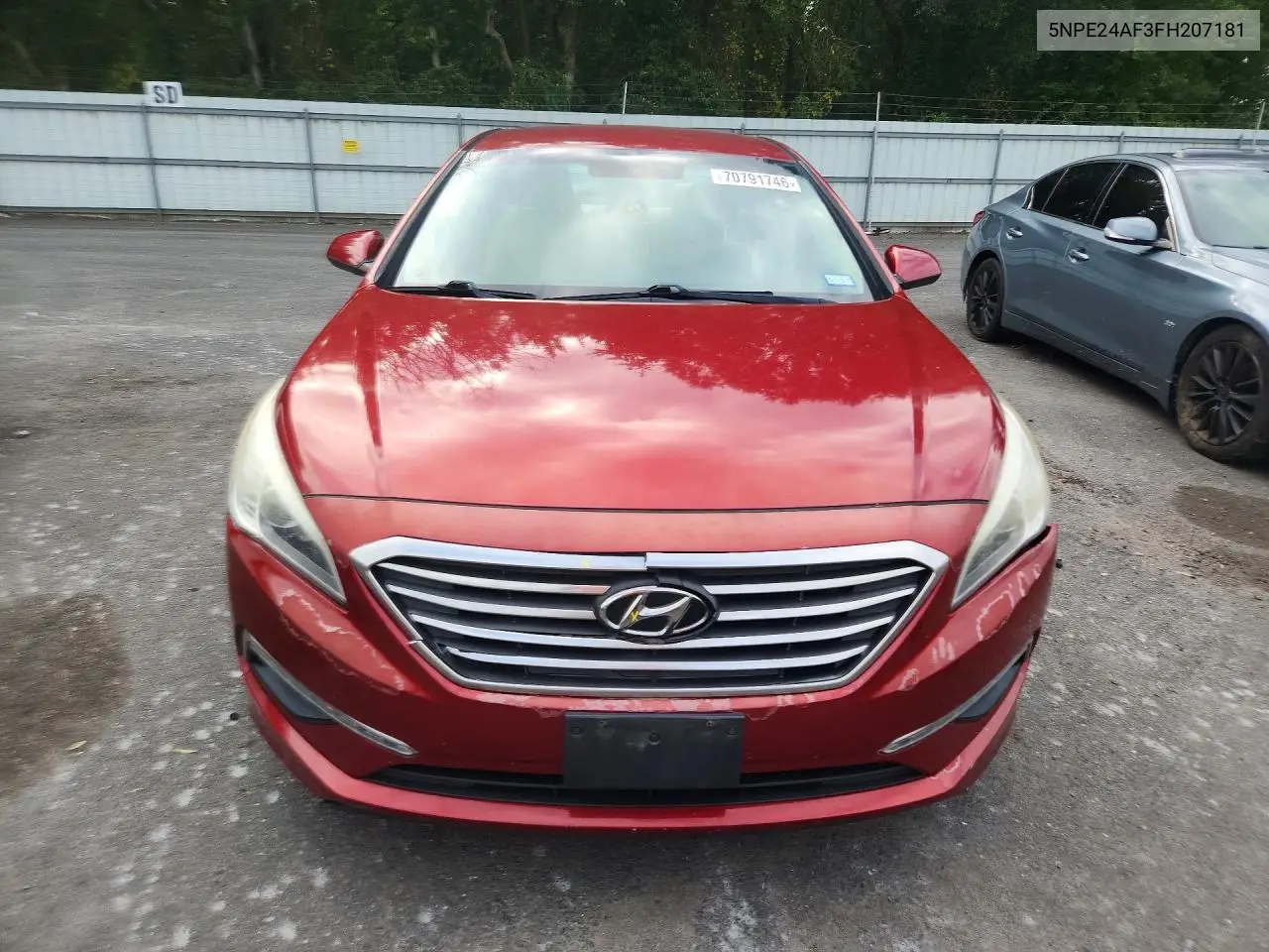 2015 HYUNDAI SONATA VIN 5NPE24AF3FH207181 — фото 5