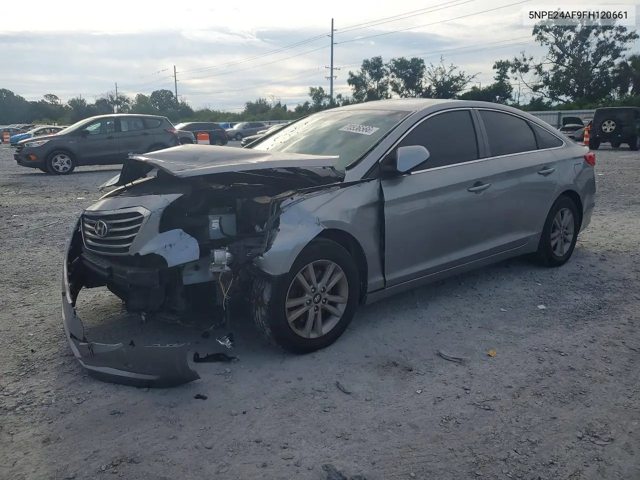HYUNDAI SONATA 2015, VIN 5NPE24AF9FH120661