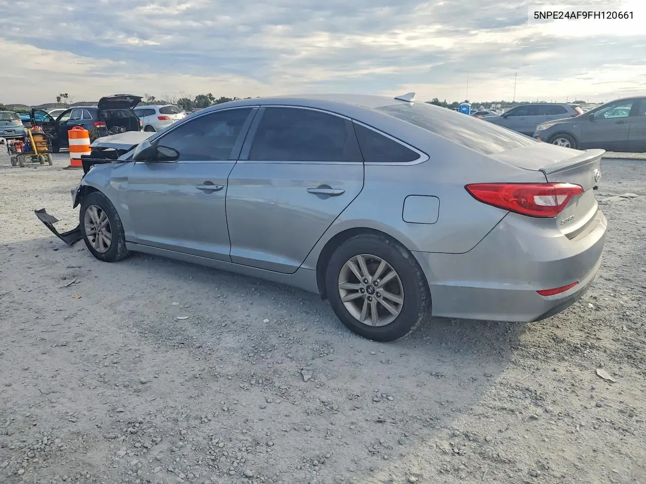 2015 HYUNDAI SONATA VIN 5NPE24AF9FH120661 — фото 2