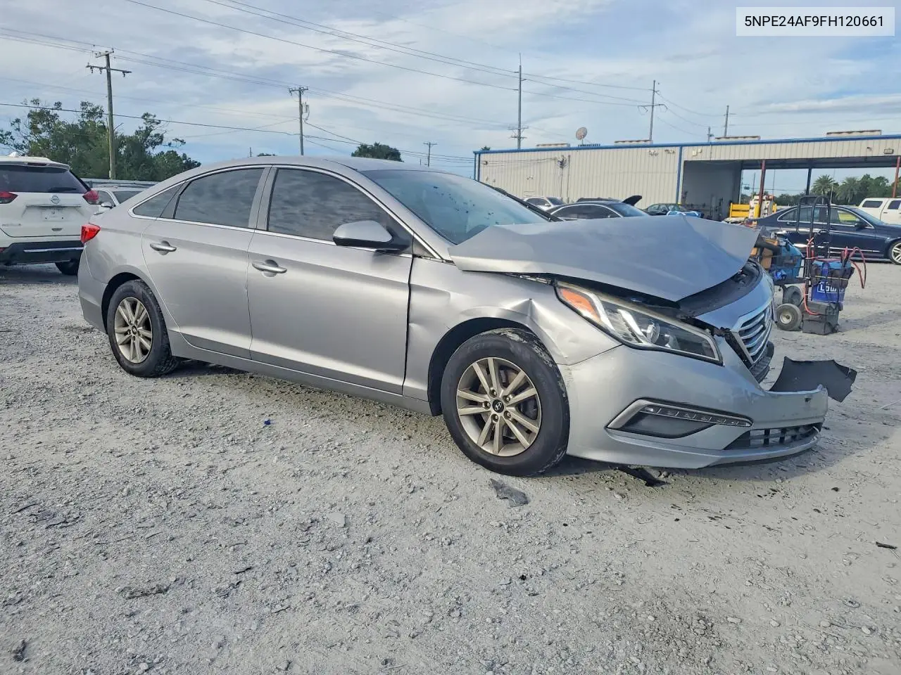 2015 HYUNDAI SONATA VIN 5NPE24AF9FH120661 — фото 4