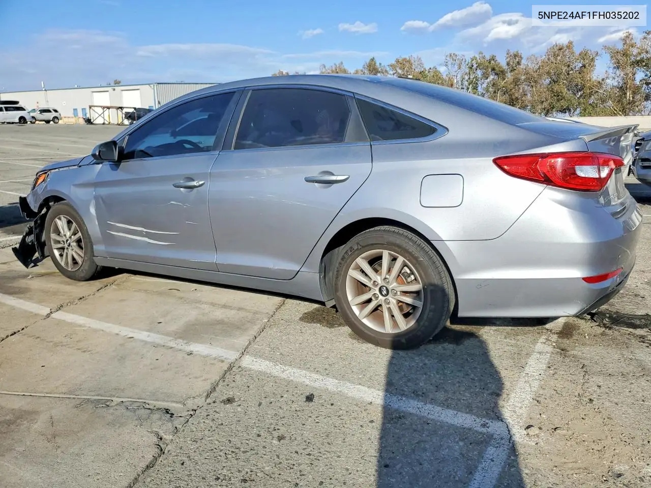 2015 HYUNDAI SONATA VIN 5NPE24AF1FH035202 — фото 2