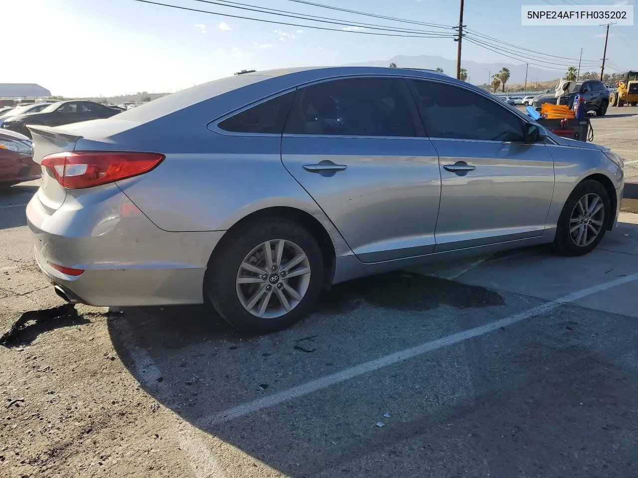 2015 HYUNDAI SONATA VIN 5NPE24AF1FH035202 — фото 3