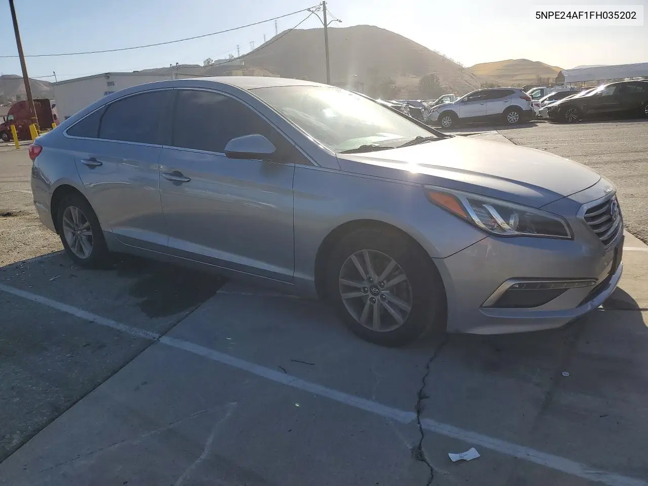 2015 HYUNDAI SONATA VIN 5NPE24AF1FH035202 — фото 4