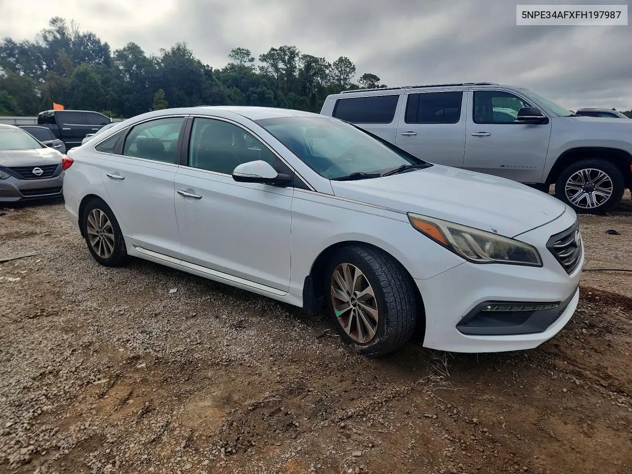 2015 HYUNDAI SONATA VIN 5NPE34AFXFH197987 — фото 4