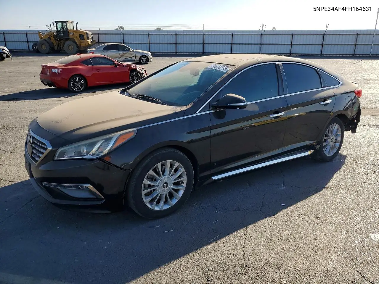 HYUNDAI SONATA 2015, VIN 5NPE34AF4FH164631