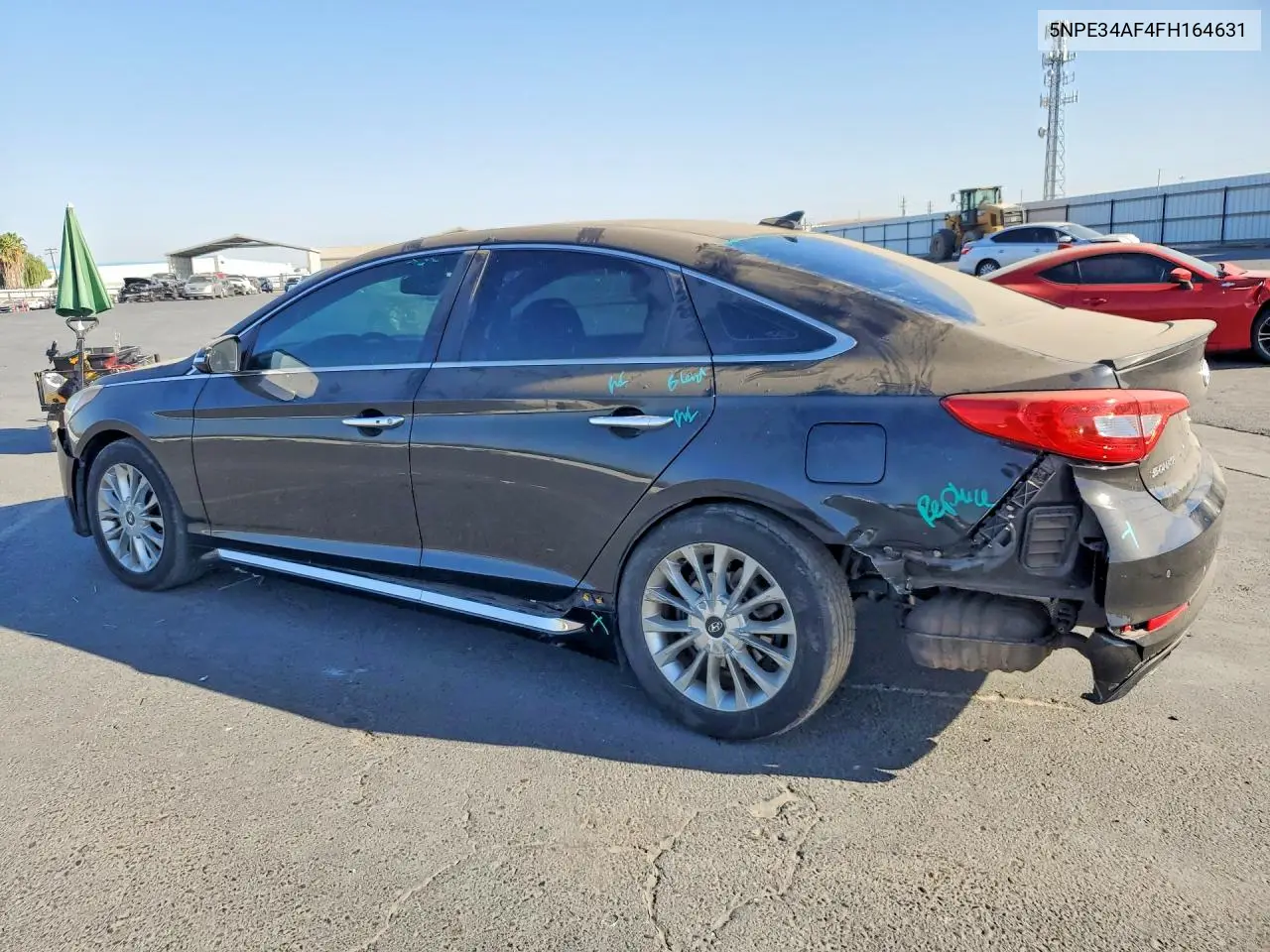 2015 HYUNDAI SONATA VIN 5NPE34AF4FH164631 — фото 2