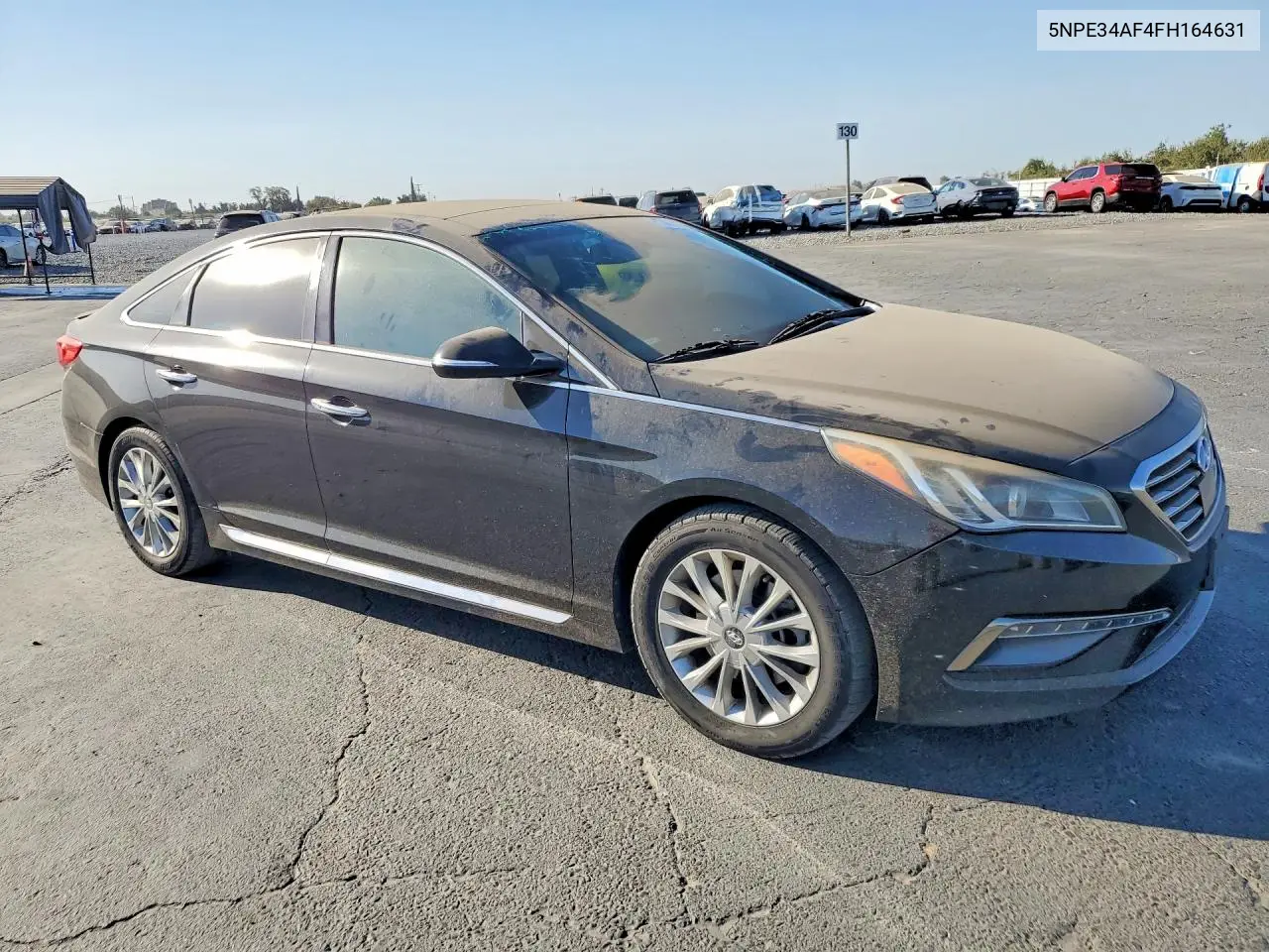 2015 HYUNDAI SONATA VIN 5NPE34AF4FH164631 — фото 4