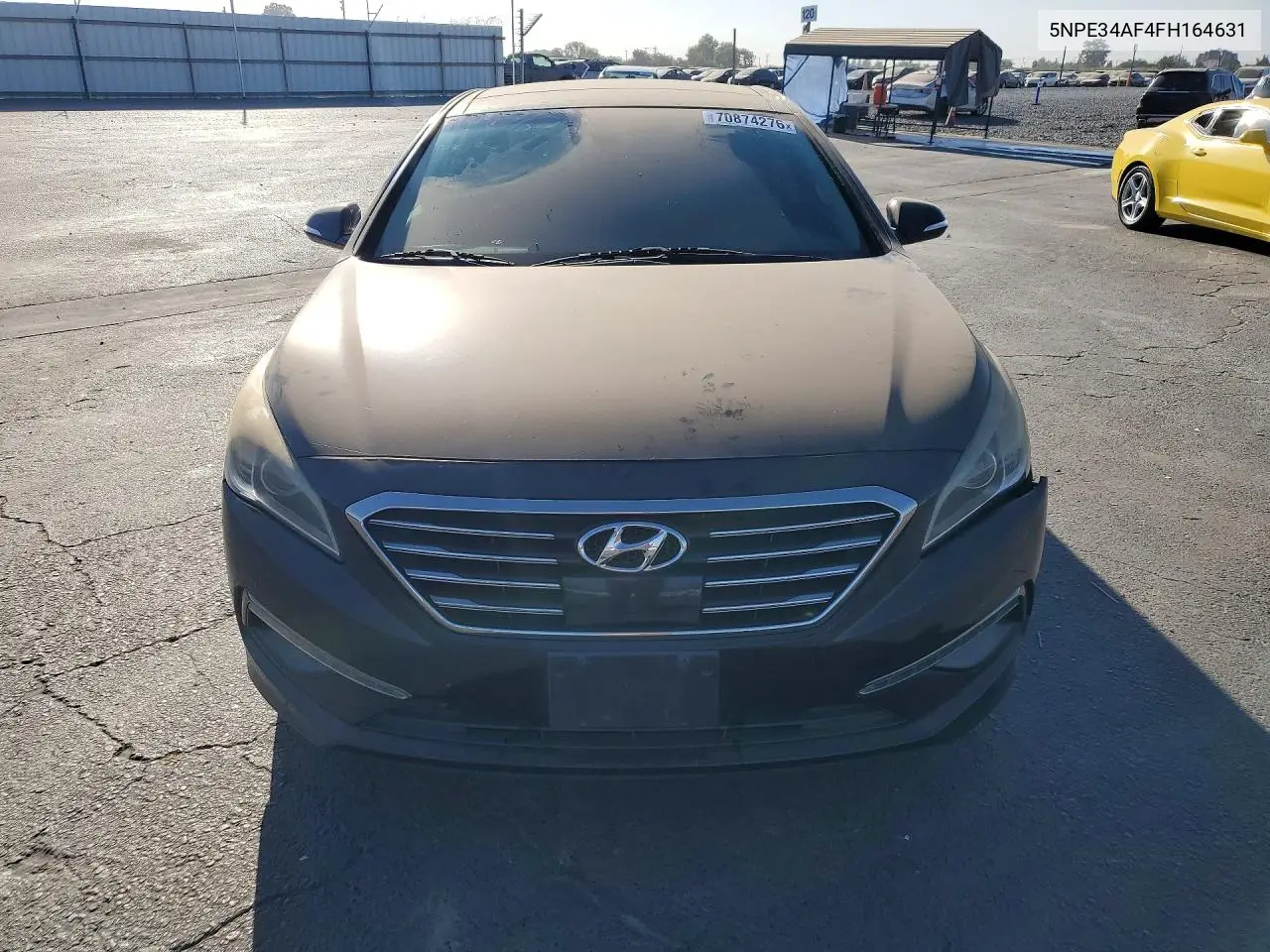 2015 HYUNDAI SONATA VIN 5NPE34AF4FH164631 — фото 5