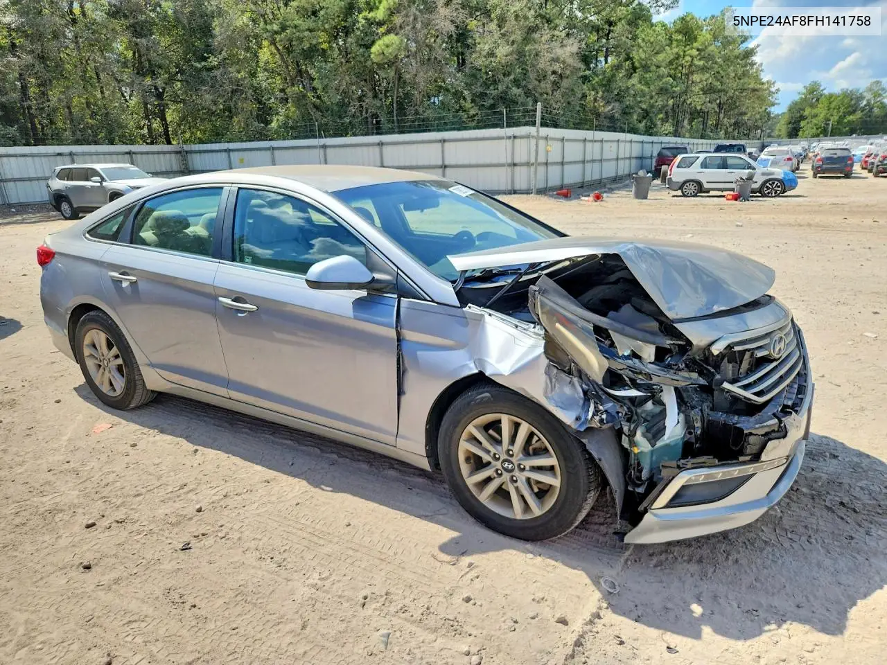 2015 HYUNDAI SONATA VIN 5NPE24AF8FH141758 — фото 4