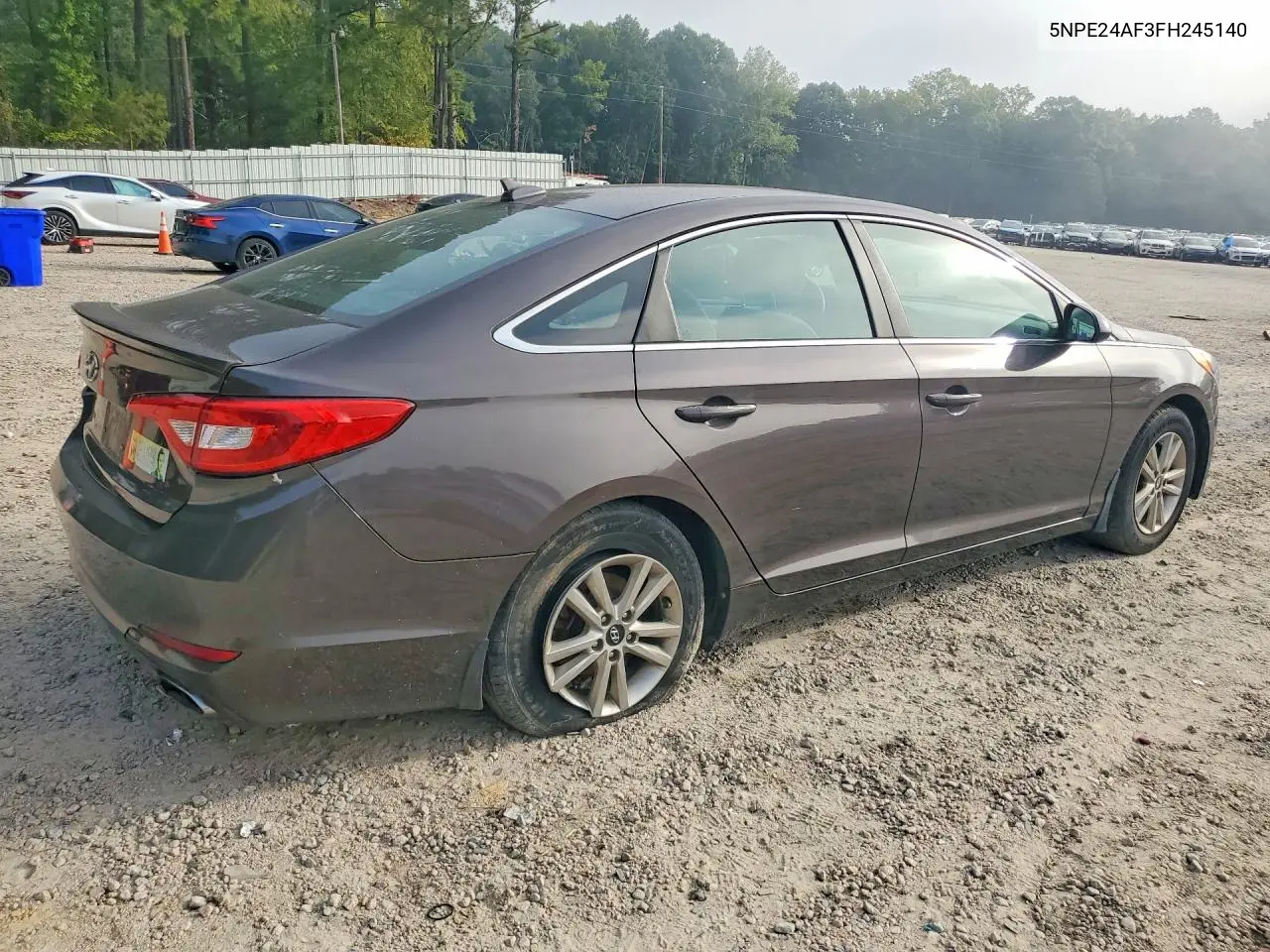 2015 HYUNDAI SONATA VIN 5NPE24AF3FH245140 — фото 3