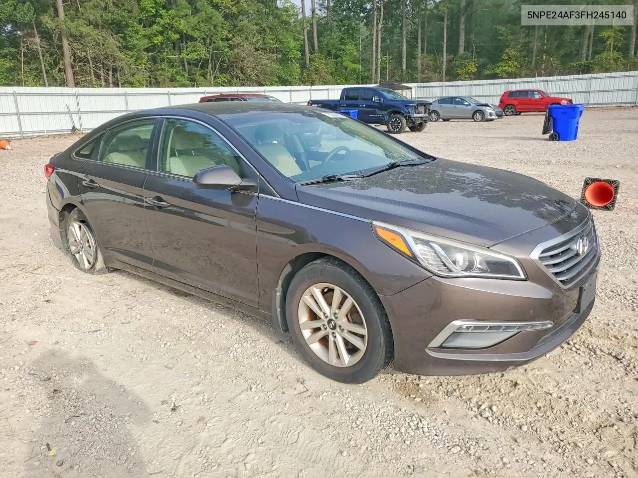2015 HYUNDAI SONATA VIN 5NPE24AF3FH245140 — фото 4